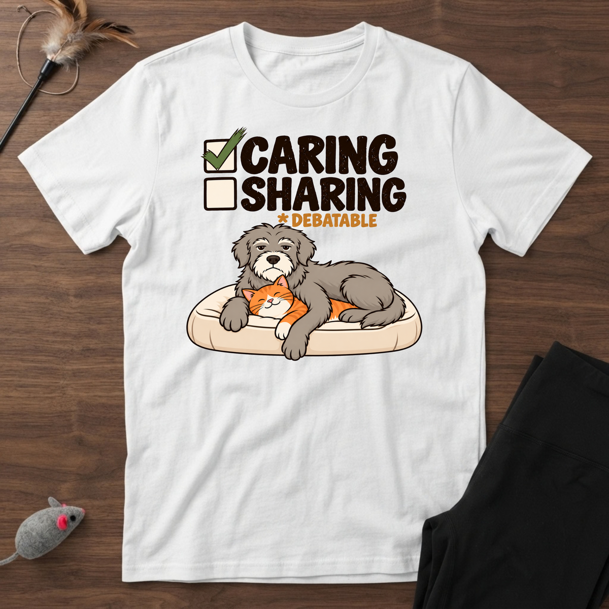 Caring YES, Sharing Debatable T-Shirt