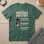 Household Directory Pet Family T-Shirt