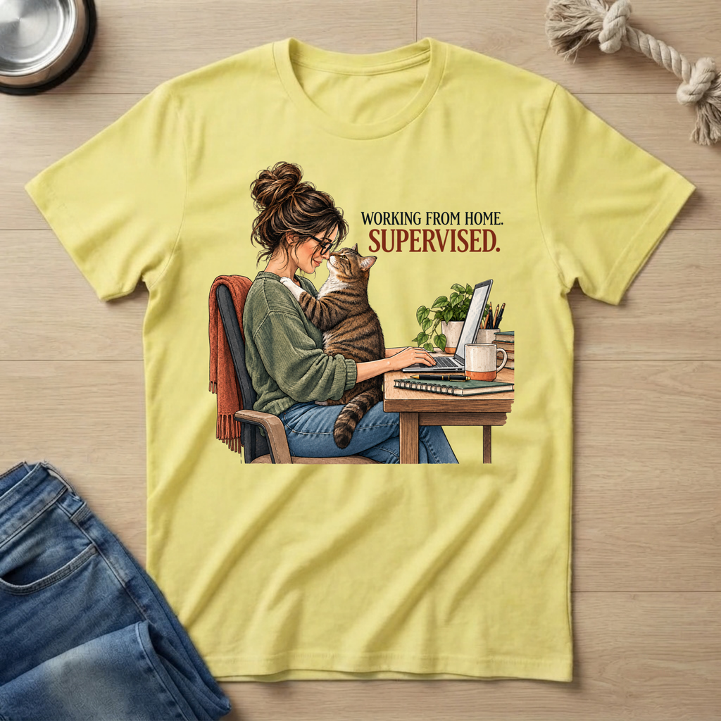 Cat Supervised T‑Shirt
