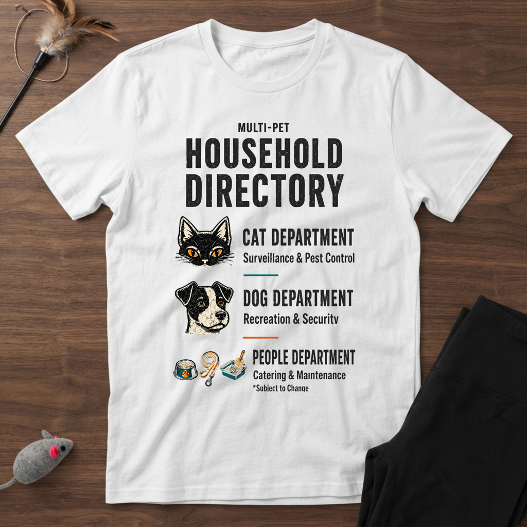 Household Directory Pet Family T-Shirt
