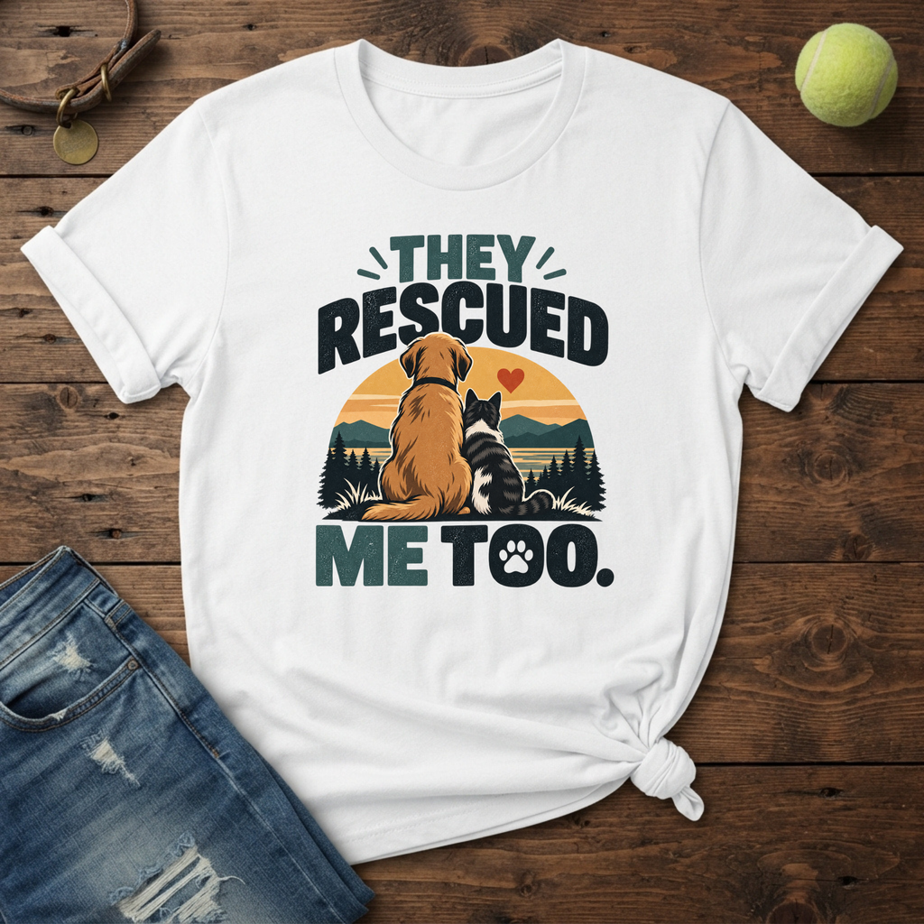 They Rescued Me Too V3 T-Shirt