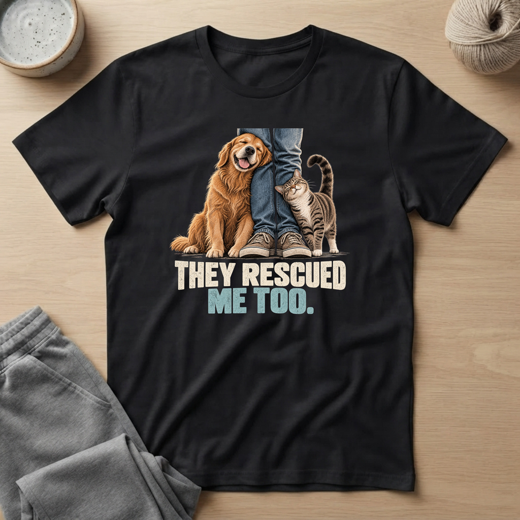They Rescued Me Too T-Shirt