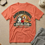 Cats & Dogs People Graphic T‑Shirt