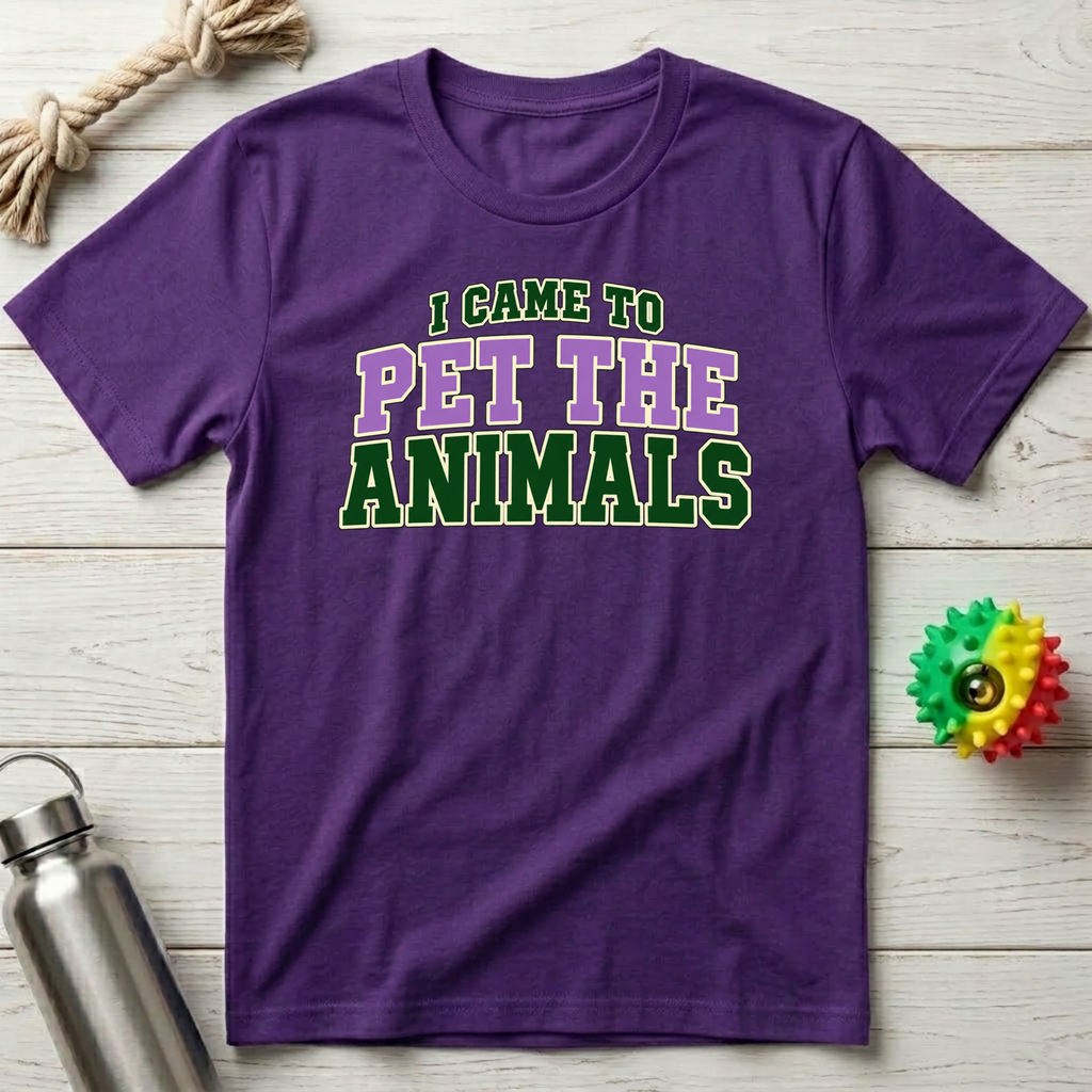 I Came To Pet The Animals Kids T-Shirt