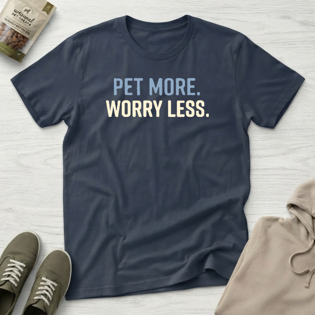 Pet More. Worry Less. T-Shirt