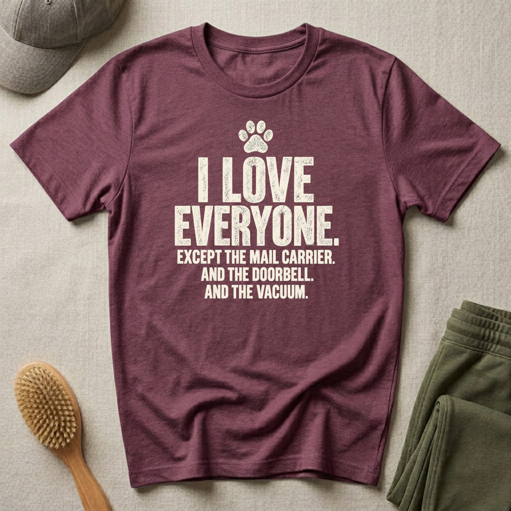 I Love Everyone Funny Pet T-Shirt