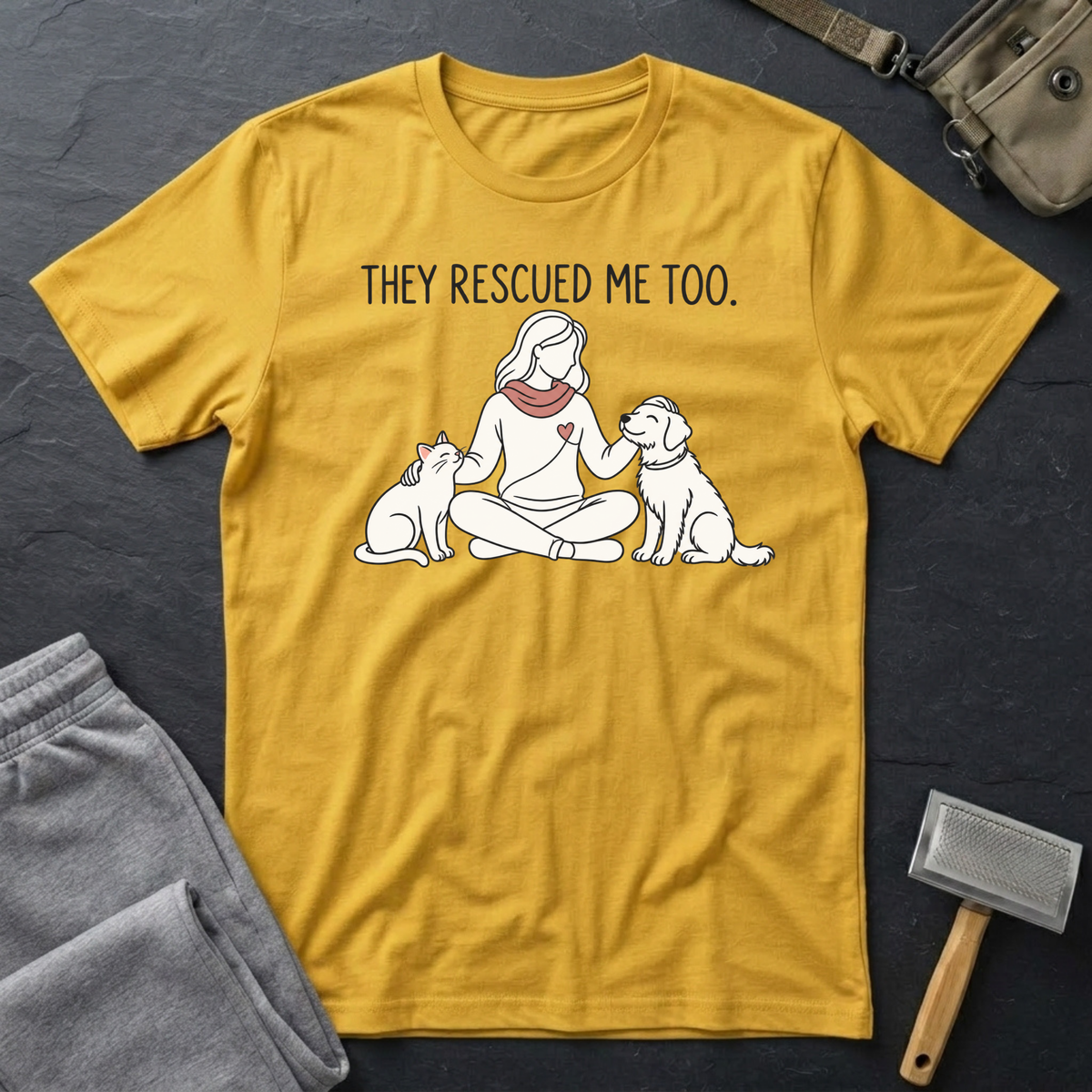 They Rescued Me Too T‑Shirt