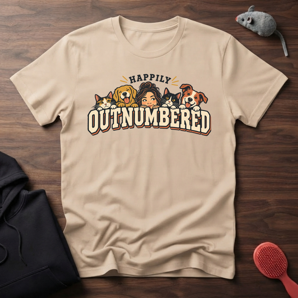 Happily Outnumbered T-Shirt