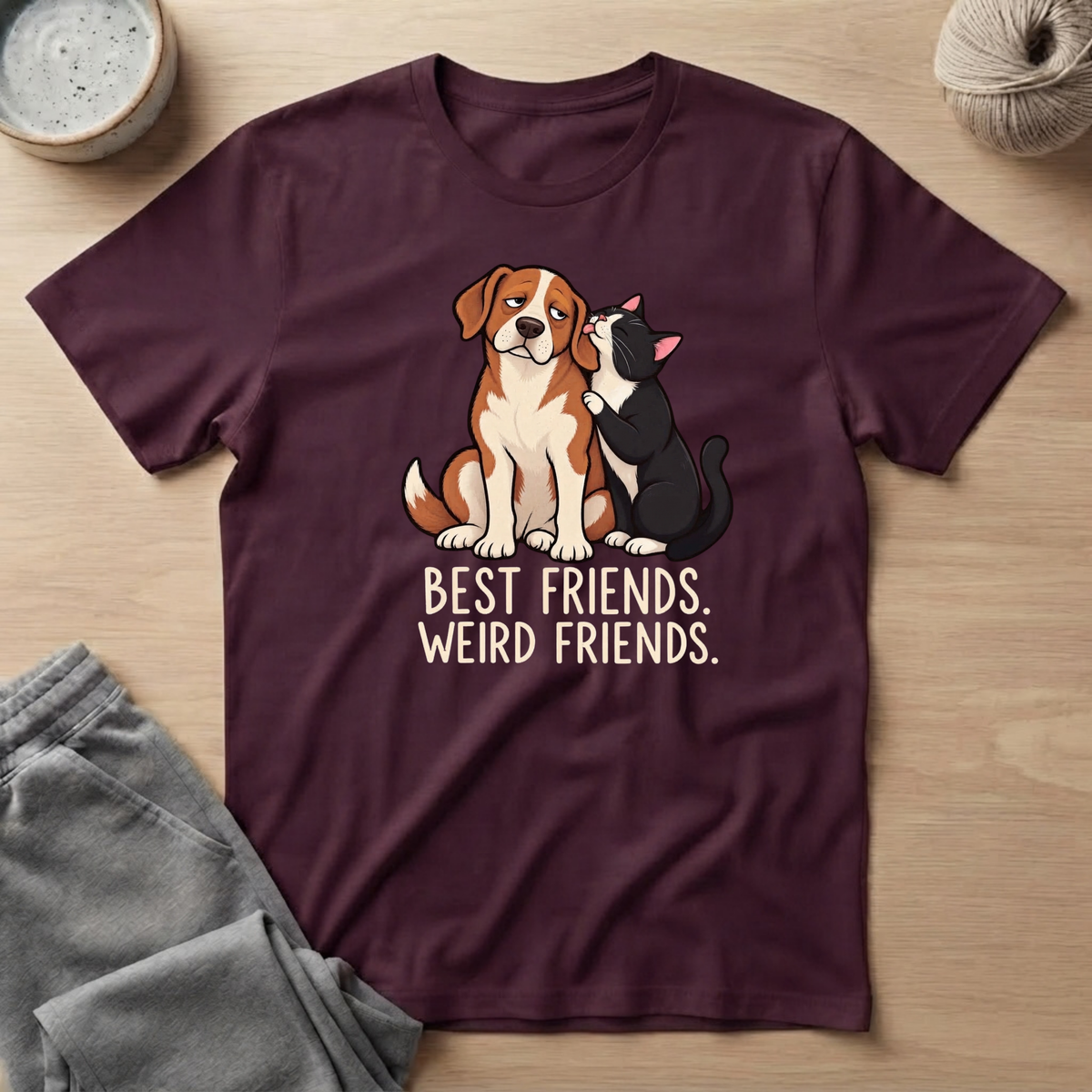 Best Friends. Weird Friends. T-Shirt