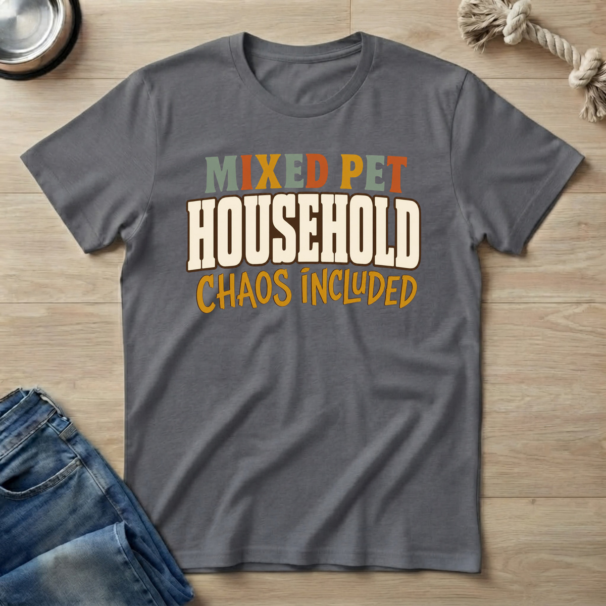 Mixed Pet Household T‑Shirt