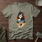 Cat Outdoor Custom T-Shirt