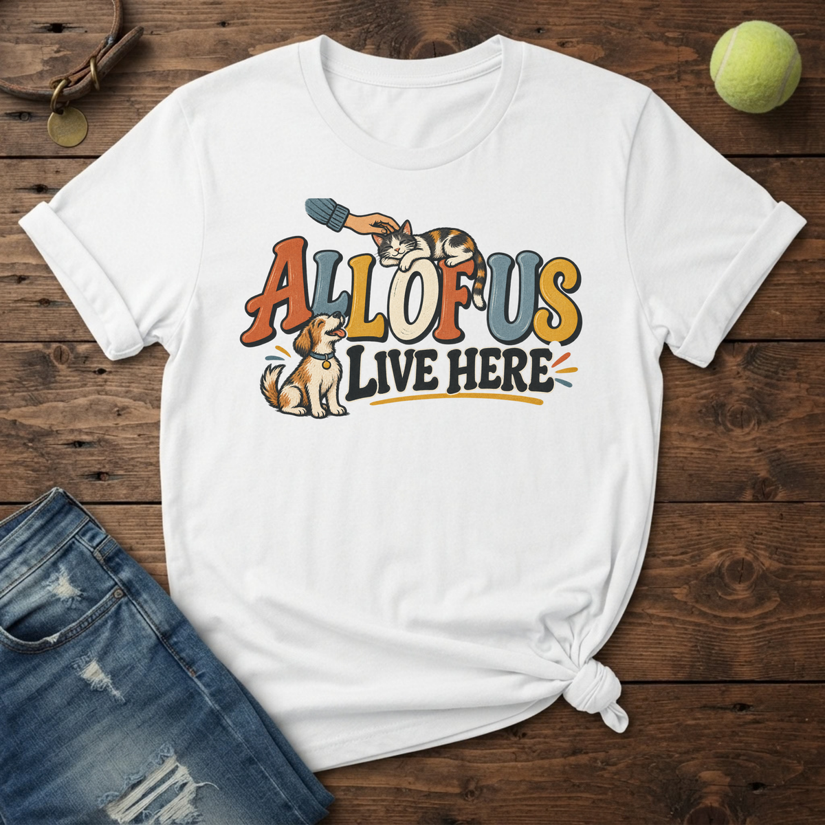 All of Us Live Here T-Shirt