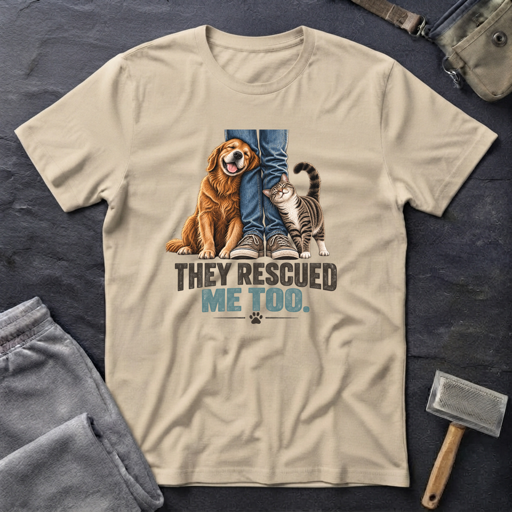 They Rescued Me Too T-Shirt