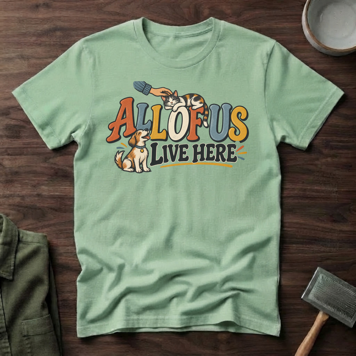All of Us Live Here T-Shirt
