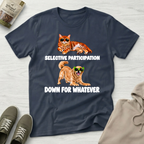 Selective Cat Excited Dog T‑Shirt