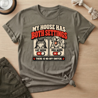 No Off Switch Cat & Dog T-Shirt