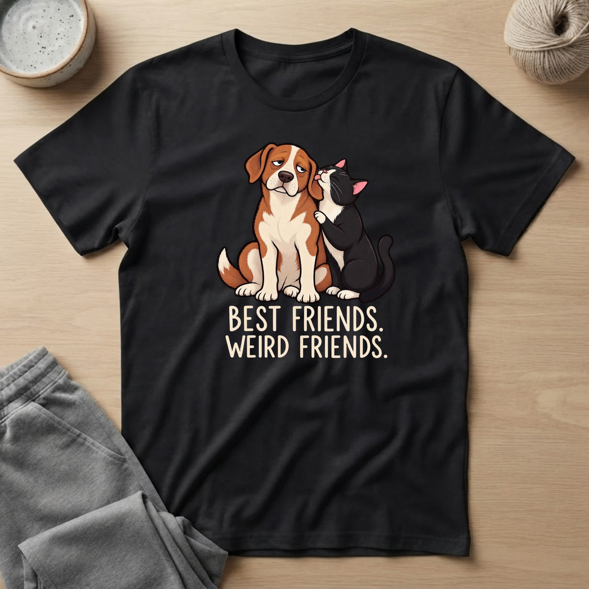 Best Friends. Weird Friends. T-Shirt