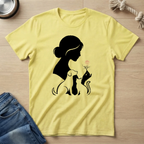Silhouette Cat & Dog Lover T-Shirt