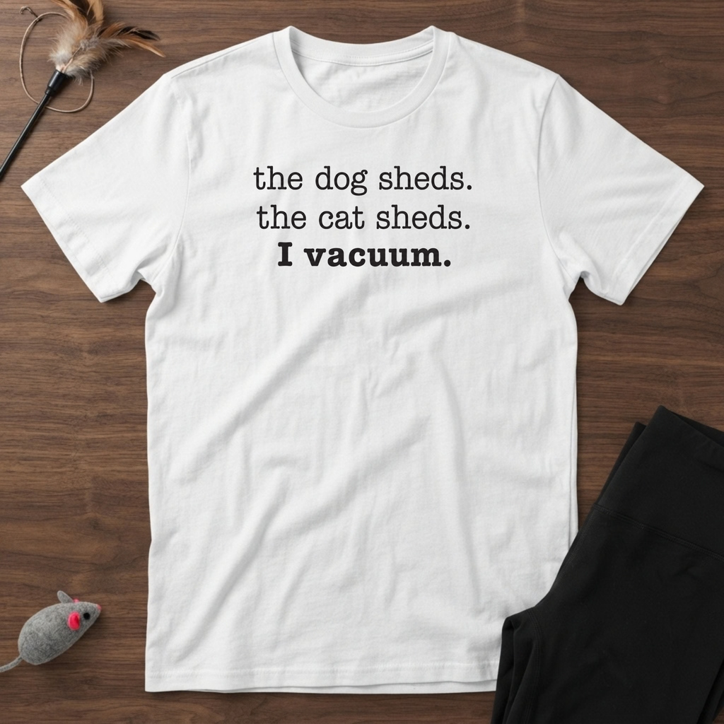 Pets Shed, I vacuum. T-Shirt