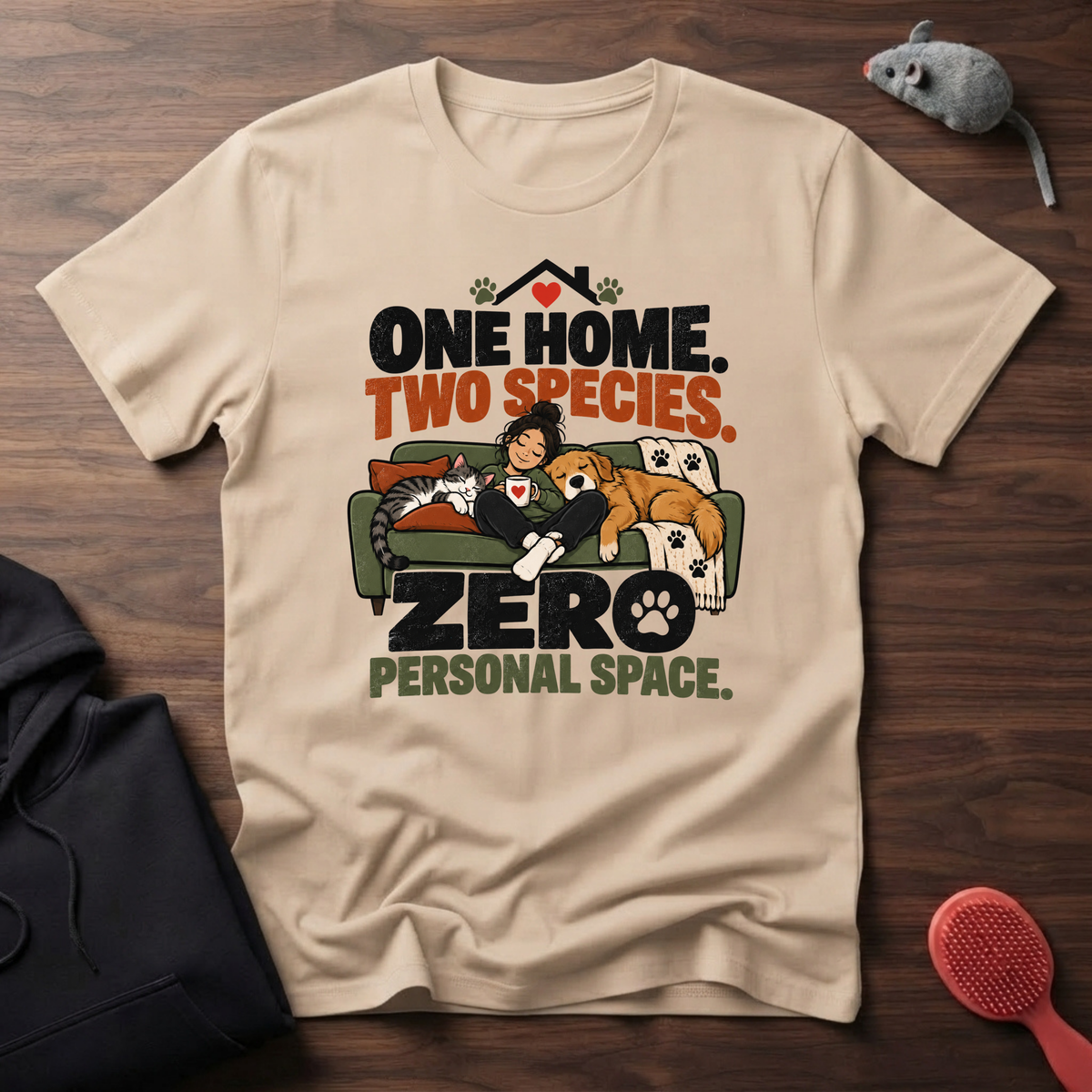 One Home. Two Species. T-Shirt