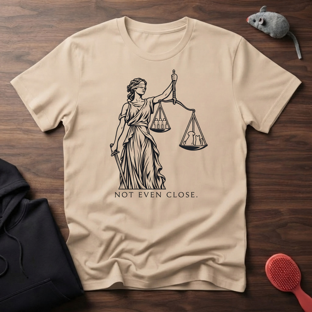 Lady Justice Pet Love T-Shirt