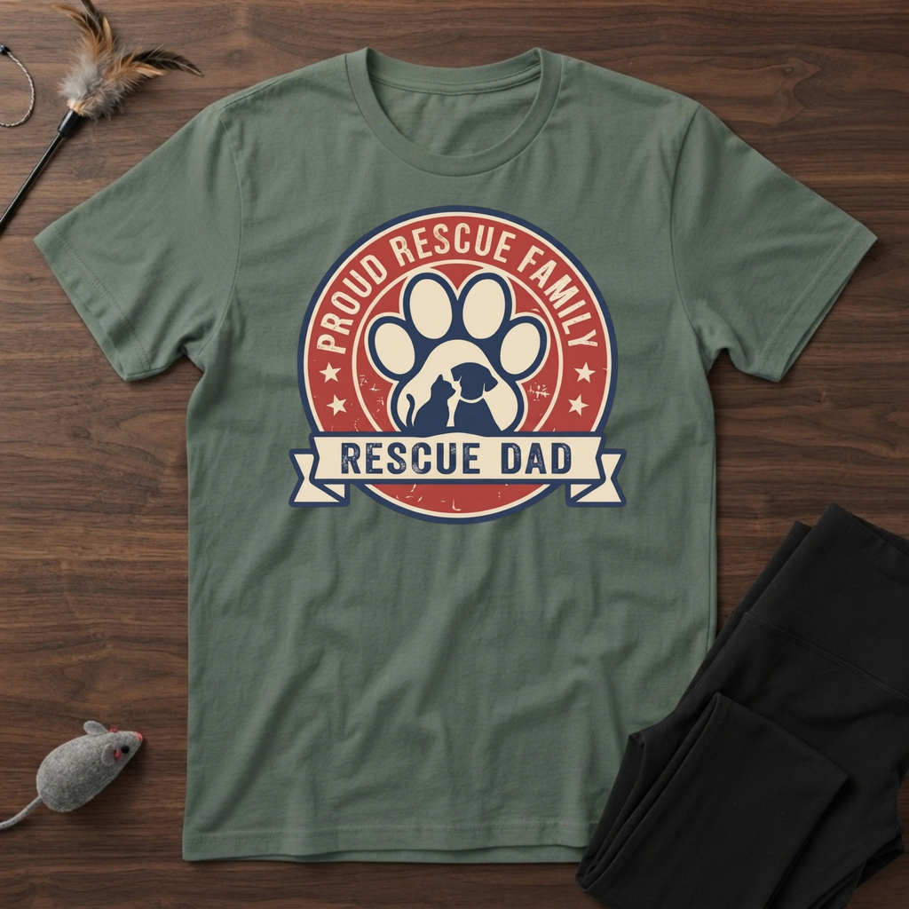 Rescue Family Dad T‑Shirt