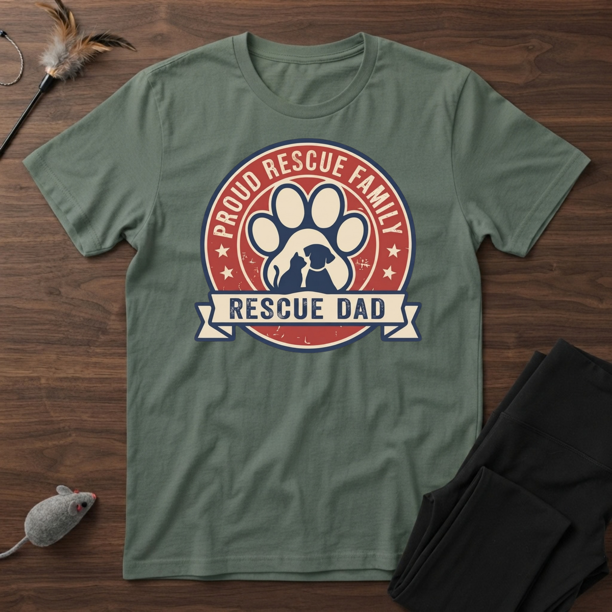 Rescue Family Dad T‑Shirt