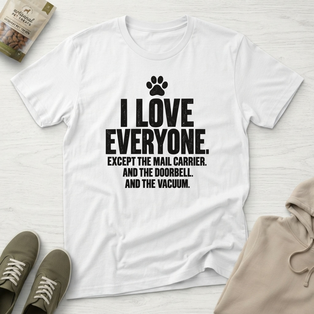 I Love Everyone Funny Pet T-Shirt