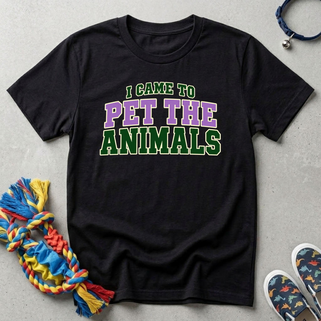 I Came To Pet The Animals Kids T-Shirt