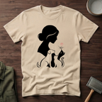 Silhouette Cat & Dog Lover T-Shirt