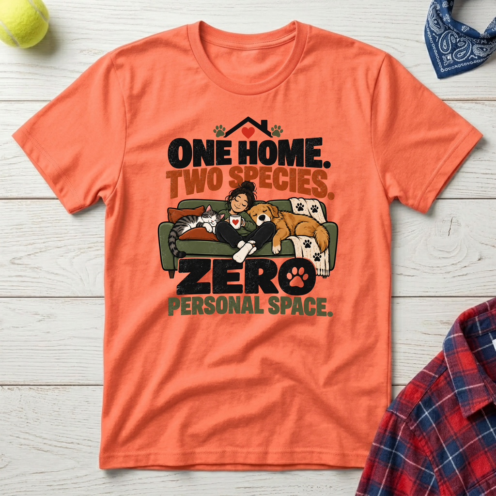 One Home. Two Species. T-Shirt