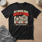 No Off Switch Cat & Dog T-Shirt