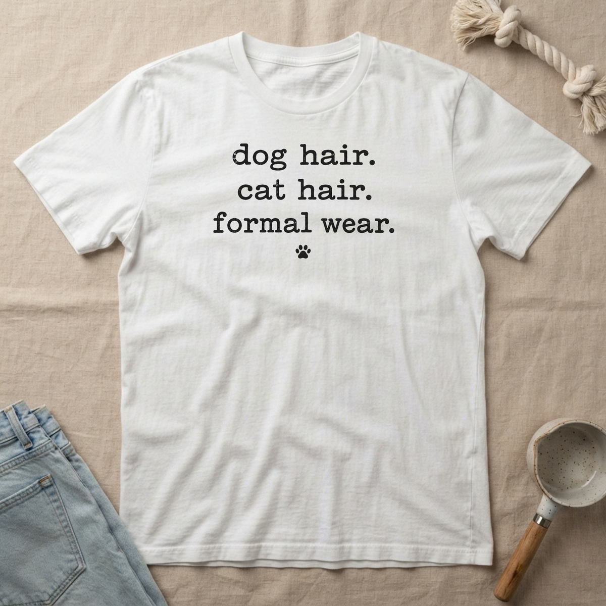 Dog Hair. Cat Hair. Formal Wear. T-Shirt