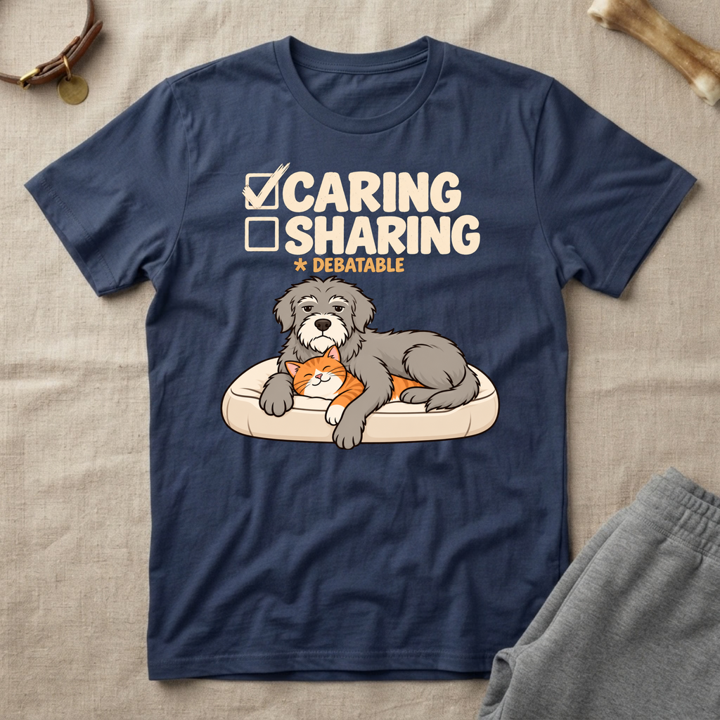 Caring YES, Sharing Debatable T-Shirt