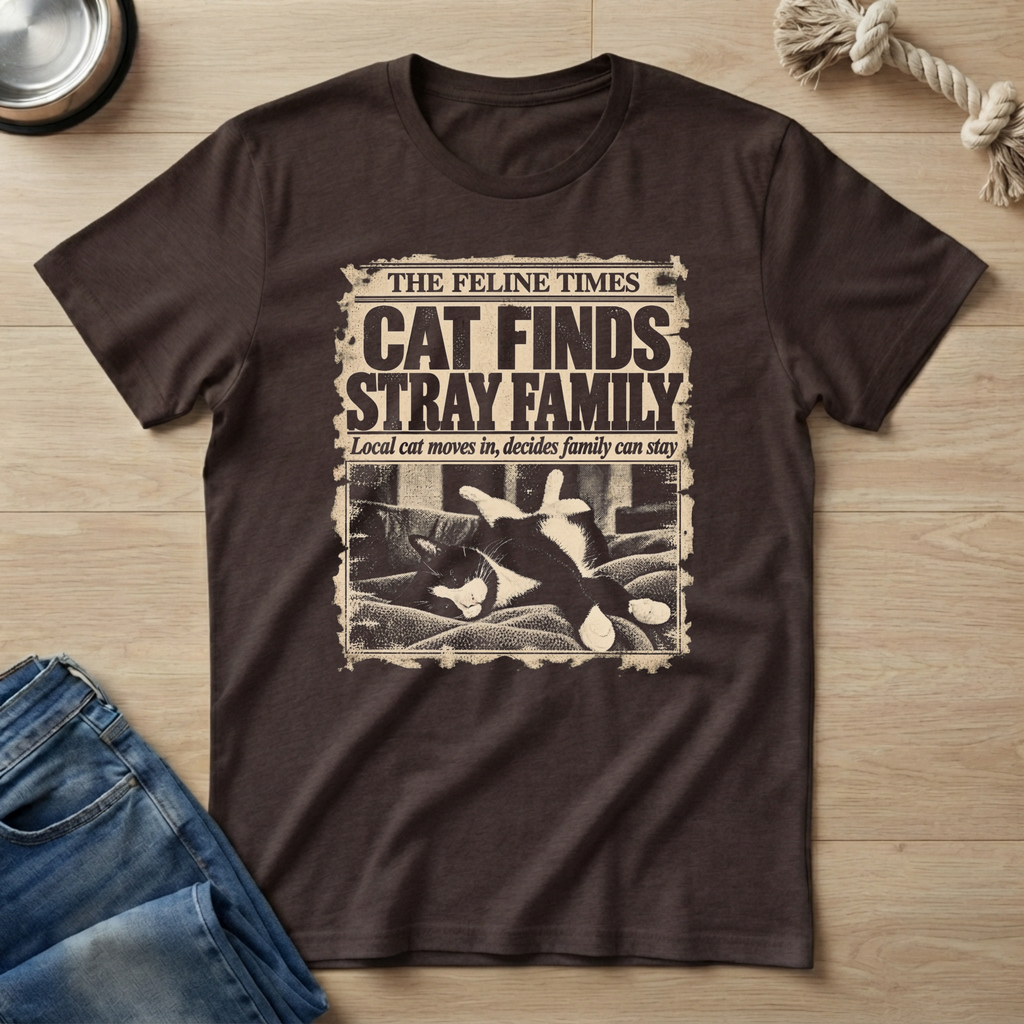 Cat News T-Shirt