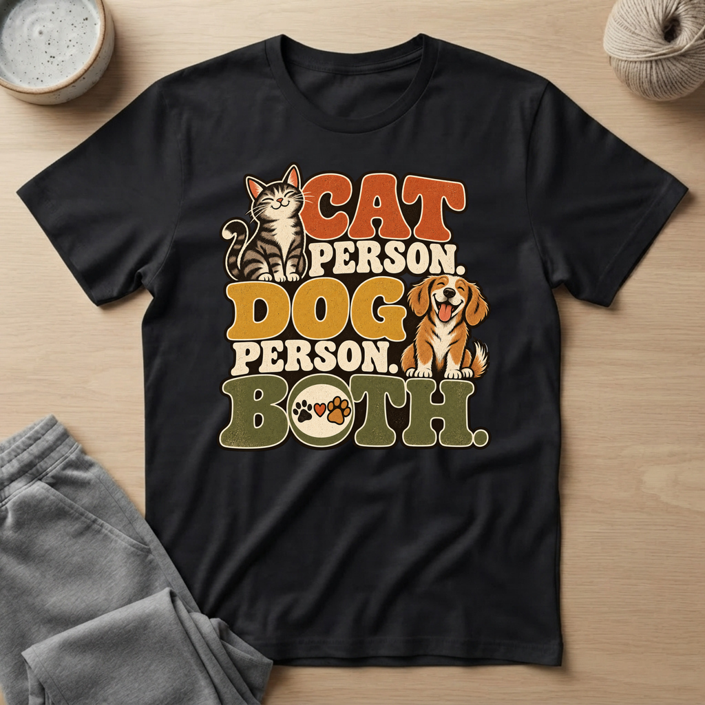 Cat Person Dog Person T-Shirt