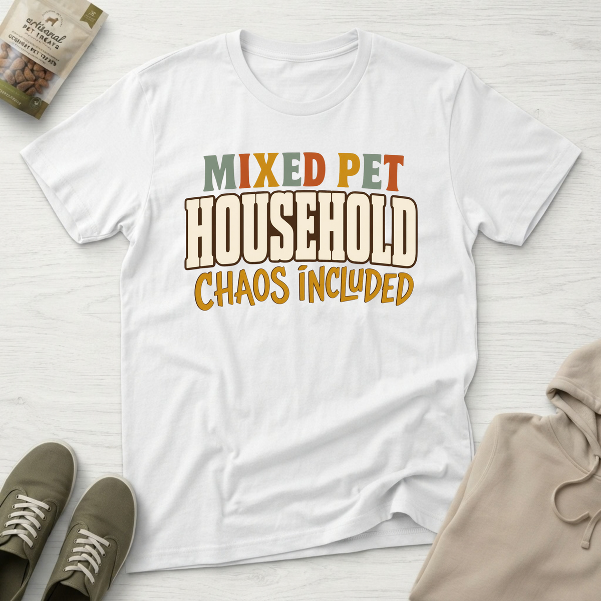 Mixed Pet Household T‑Shirt