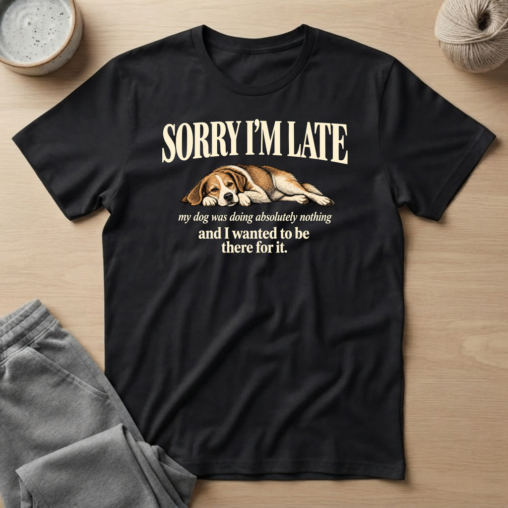 Sorry I'm Late Graphic T-Shirt