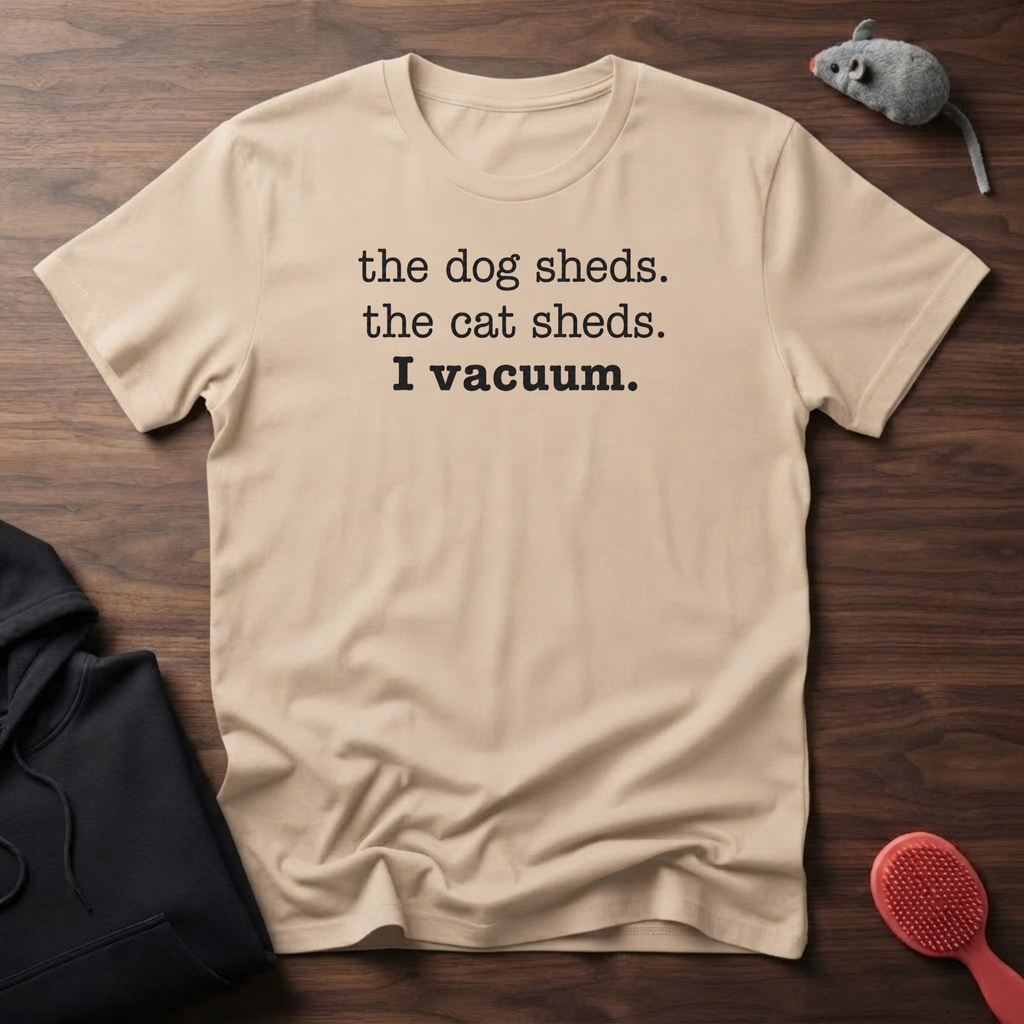 Pets Shed, I vacuum. T-Shirt