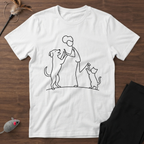 Dancing Dog and Cat Mom T-Shirt