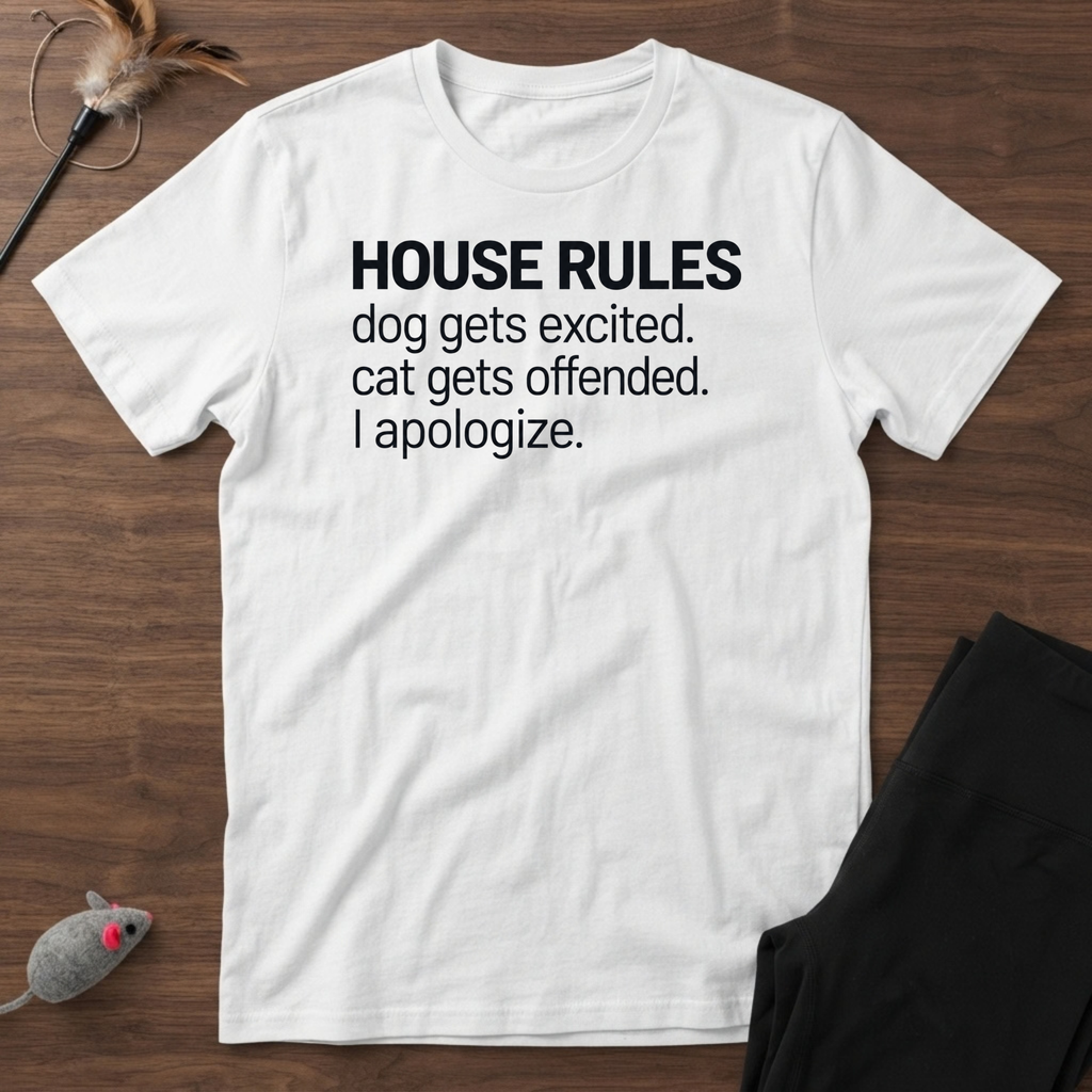 House Rules Pet Owner T-Shirt