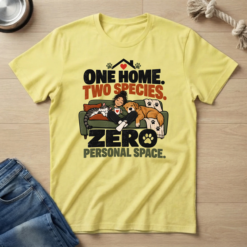 One Home. Two Species. T-Shirt