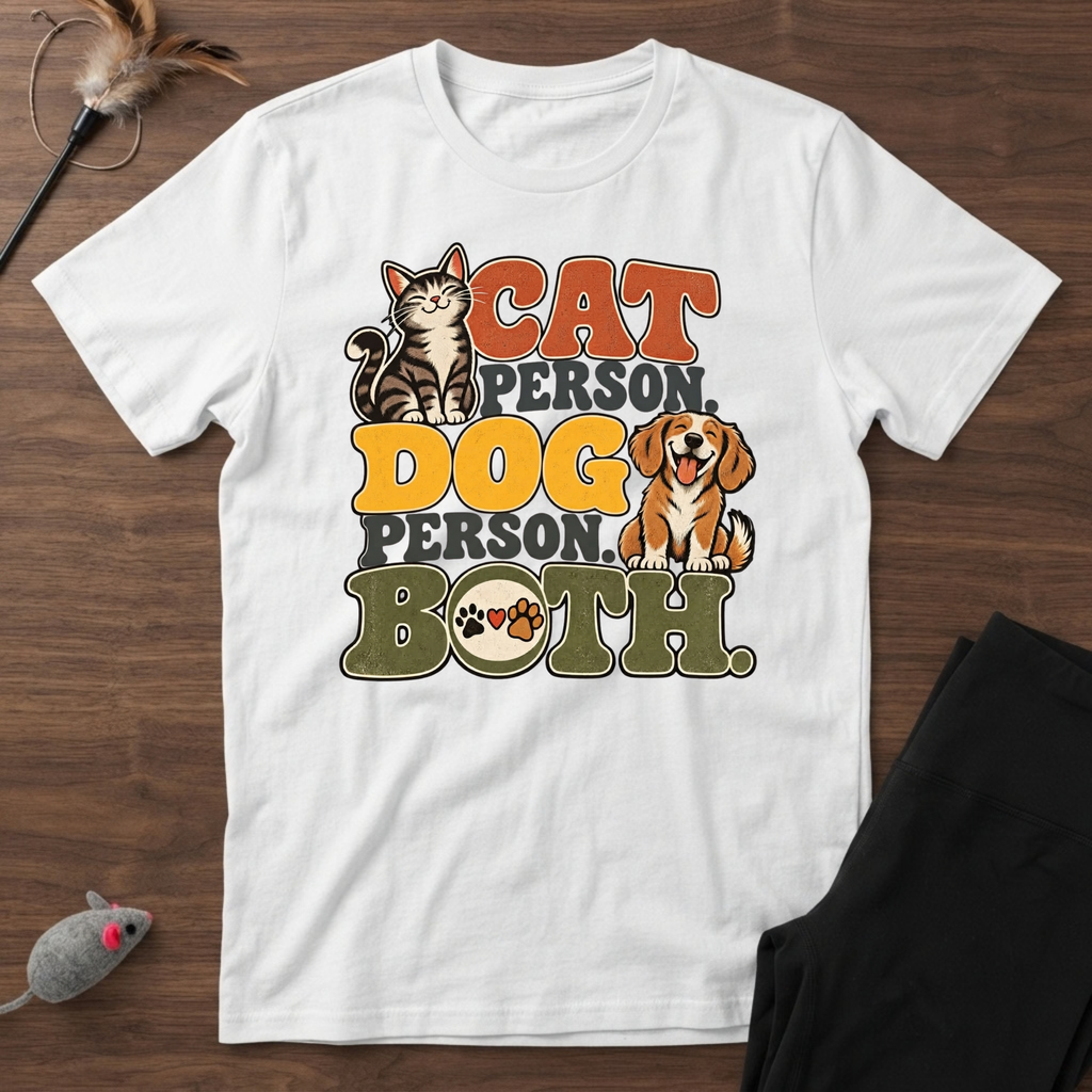 Cat Person Dog Person T-Shirt
