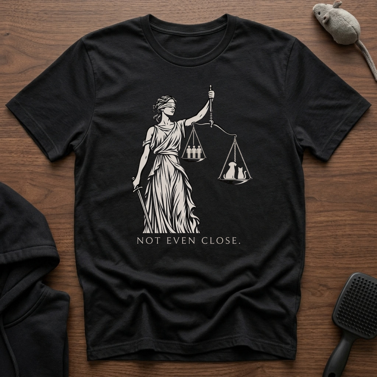 Lady Justice Pet Love T-Shirt