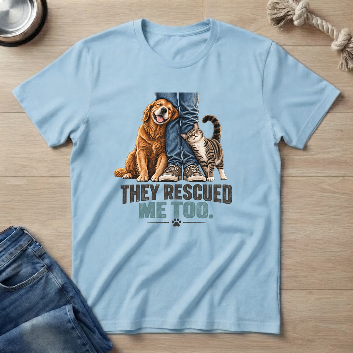 They Rescued Me Too T-Shirt