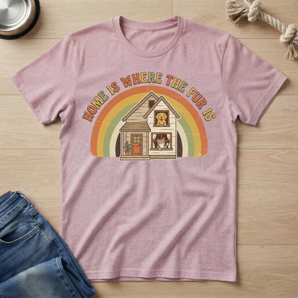 Home Is Where The Fur Is T-Shirt