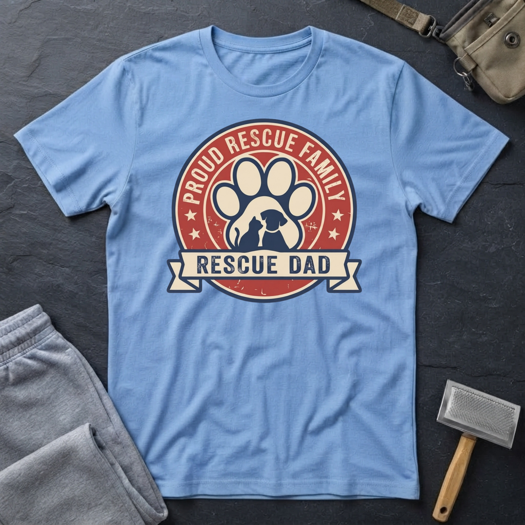 Rescue Family Dad T‑Shirt