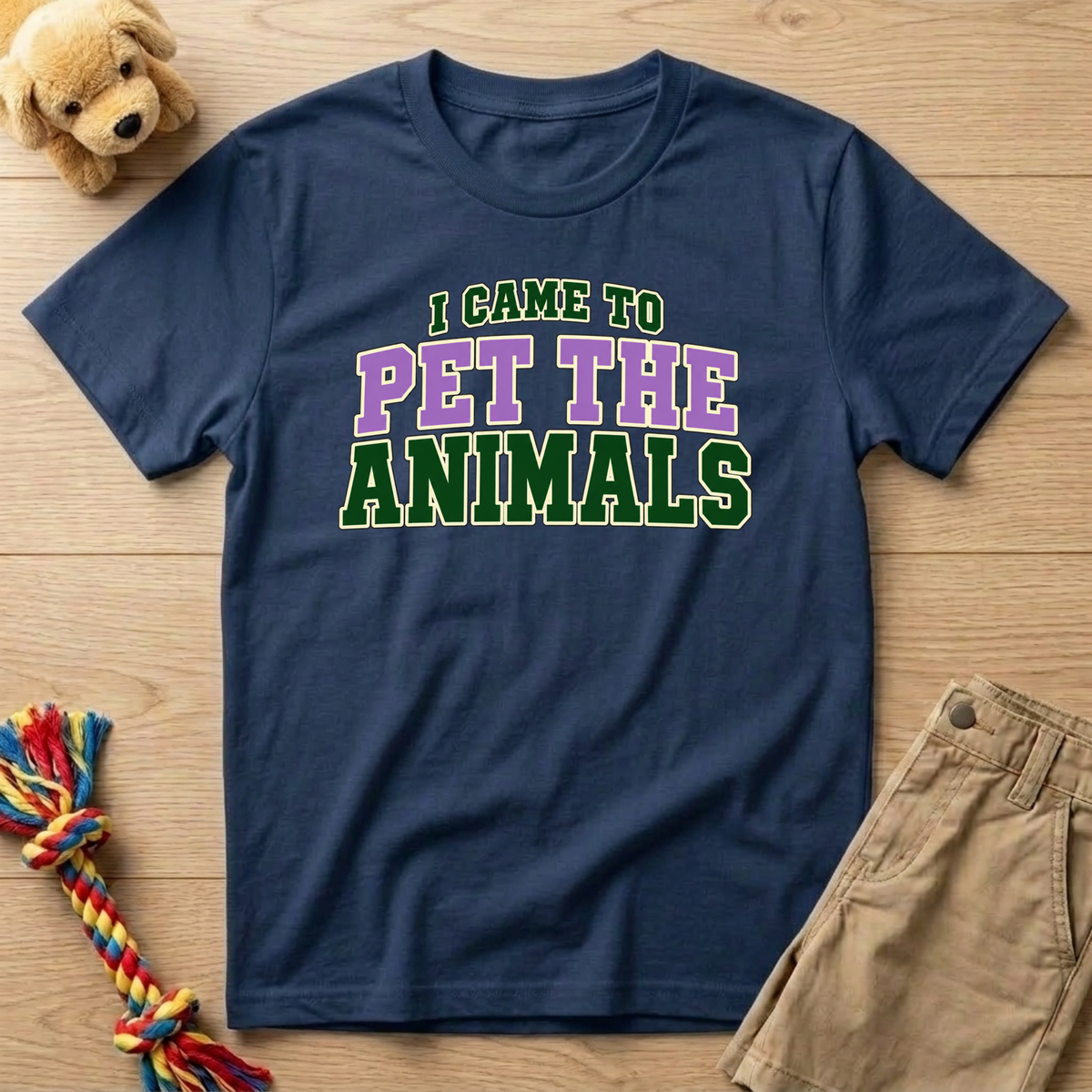 I Came To Pet The Animals Kids T-Shirt