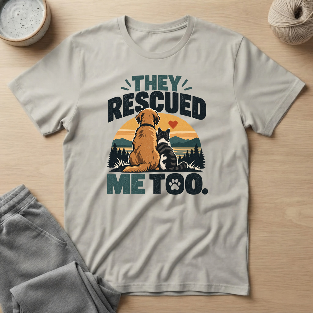 They Rescued Me Too V3 T-Shirt