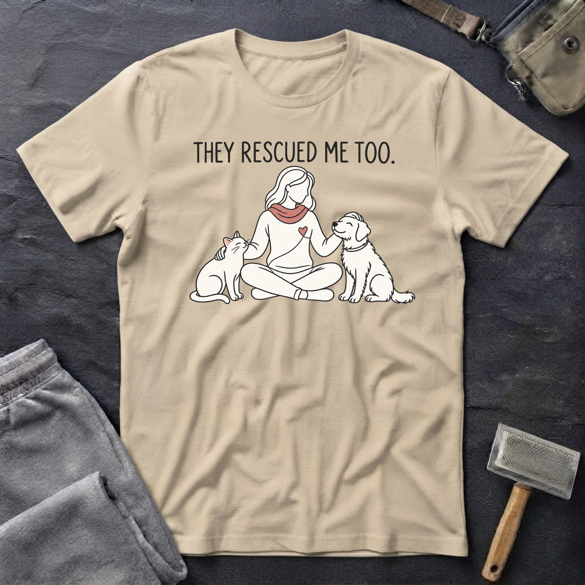 They Rescued Me Too T‑Shirt